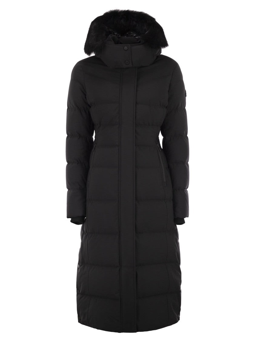 Moose Knuckles Jocada - Long Down Jacket With Hood