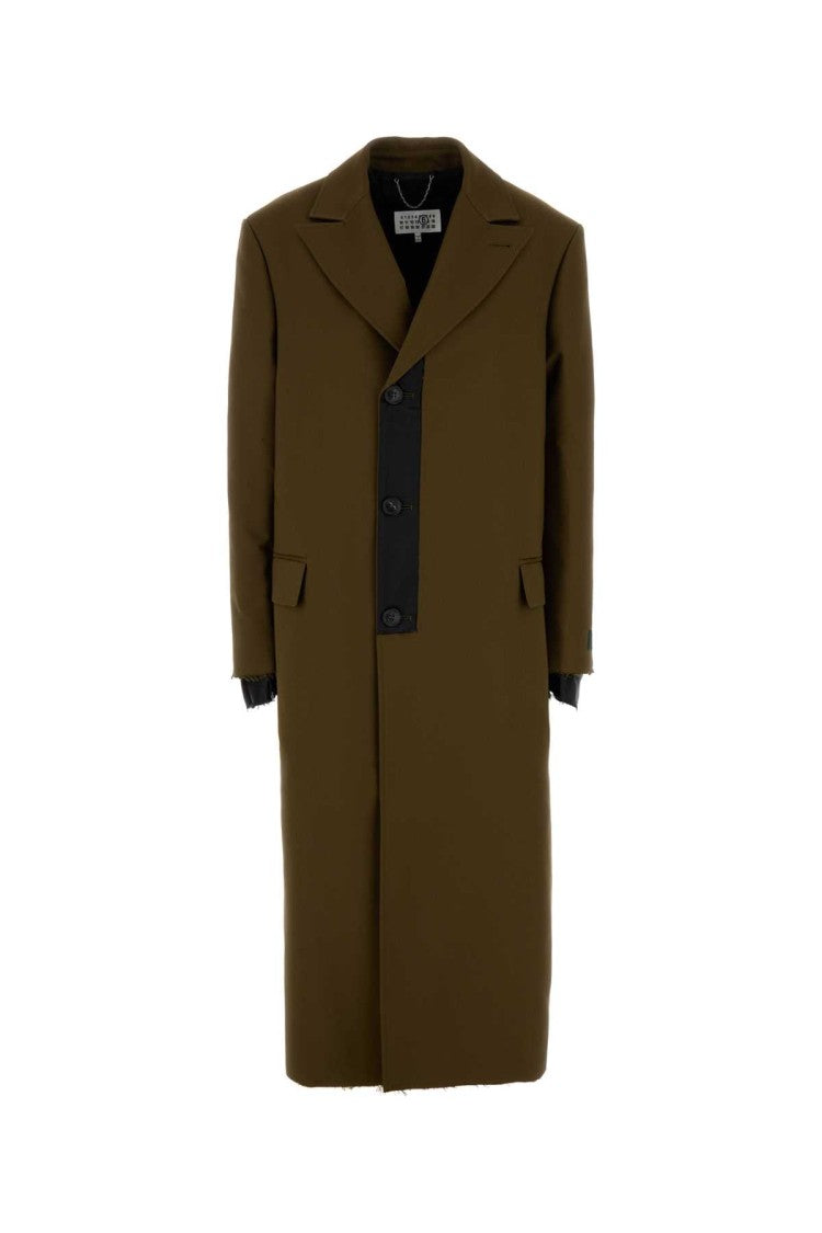 Mm6 By Maison Margiela Mud Polyester Coat