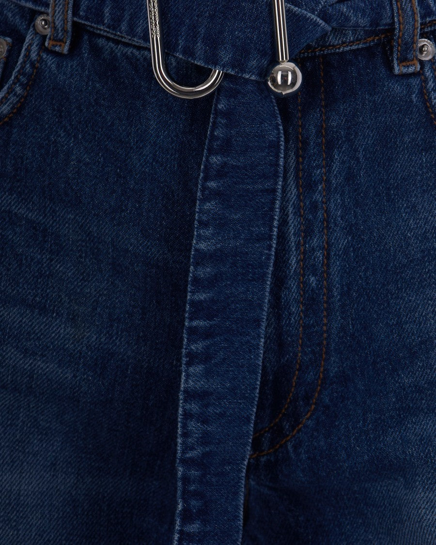 Sportmax Midnight Blue Denim Shorts