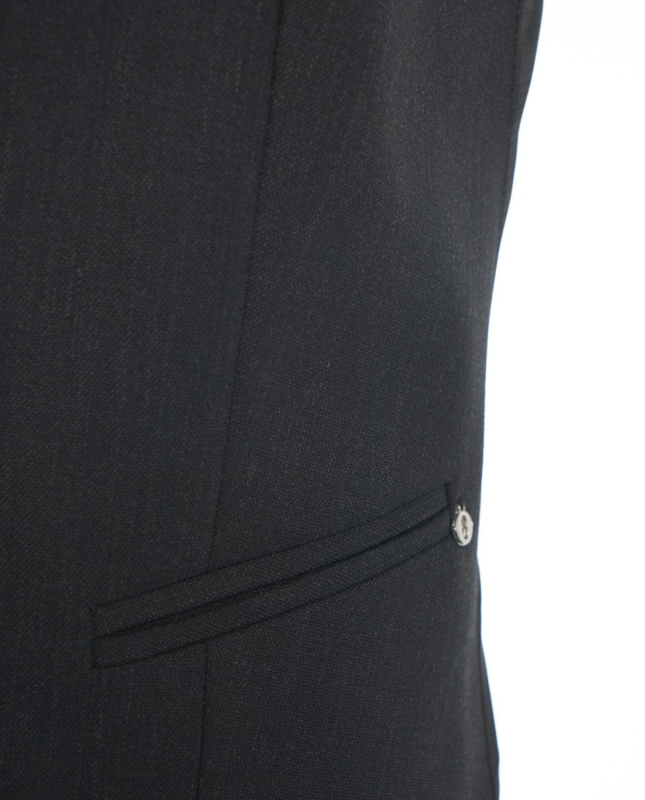 Ottod'ame Tailored Waistcoat With Classic V-Neck And Single-Breasted Closure