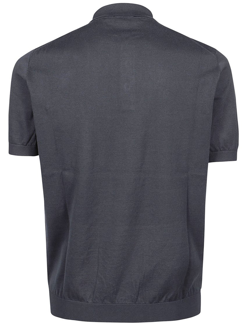 Drumohr Short Sleeve Classic Cotton Polo