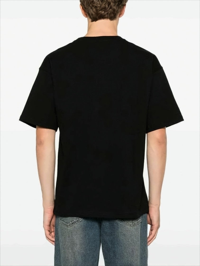 Diesel Relaxed-Fit Black Cotton T-Shirt