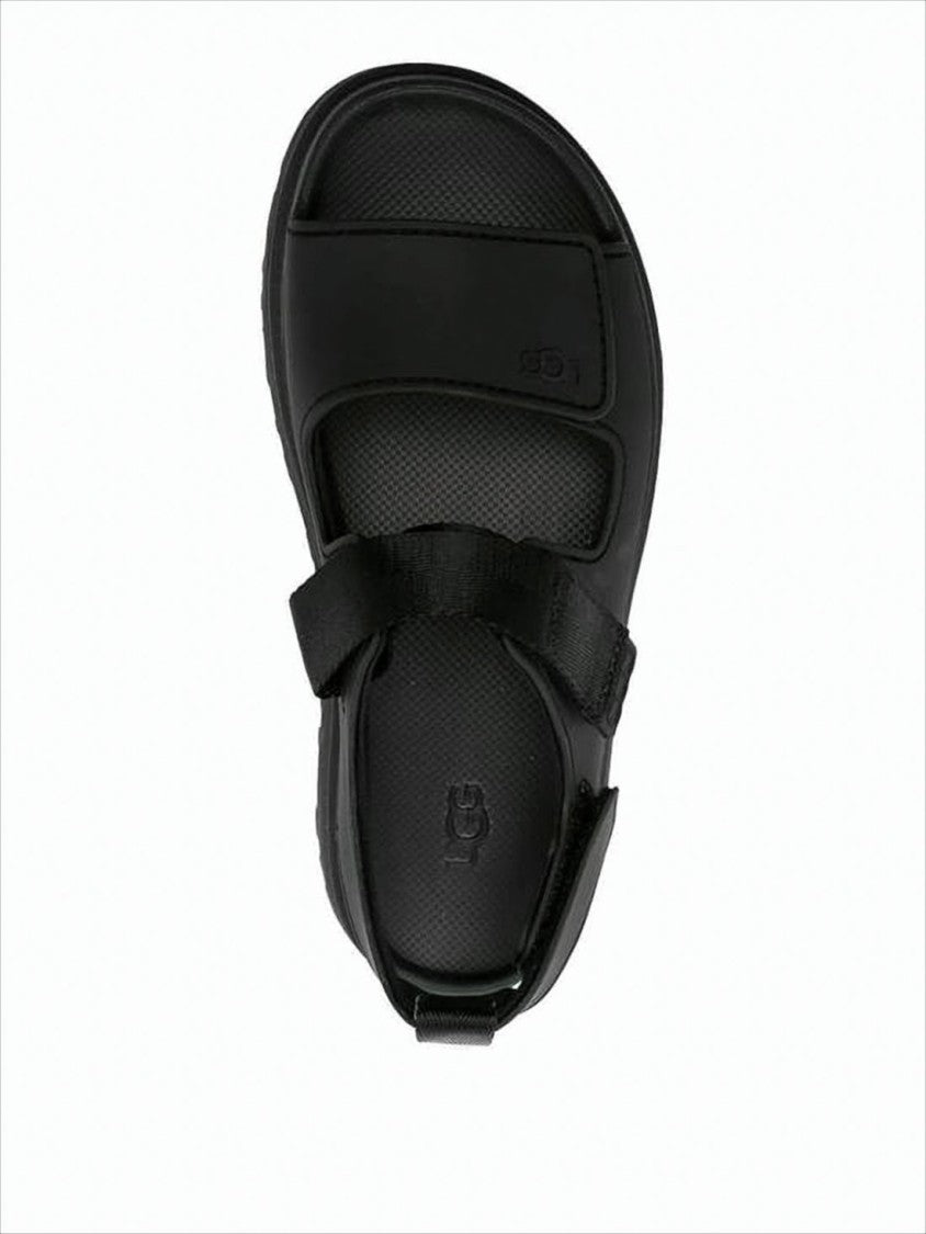Ugg Contemporary Black Sandals With Sole