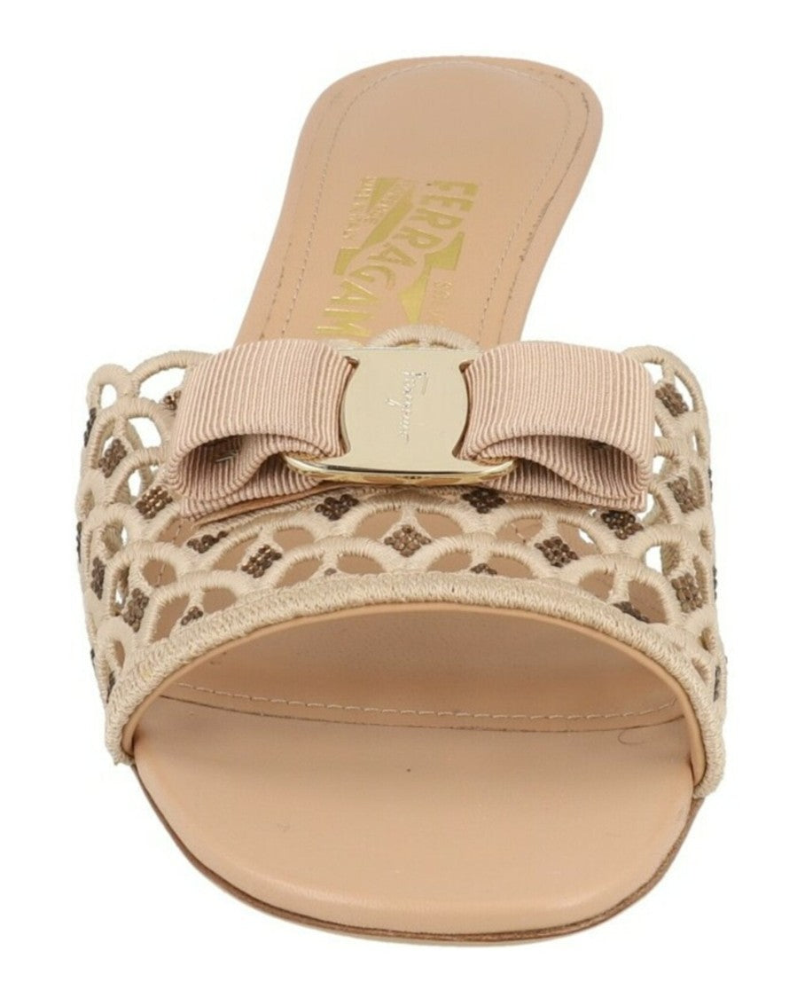 Ferragamo Glo Bow Mules