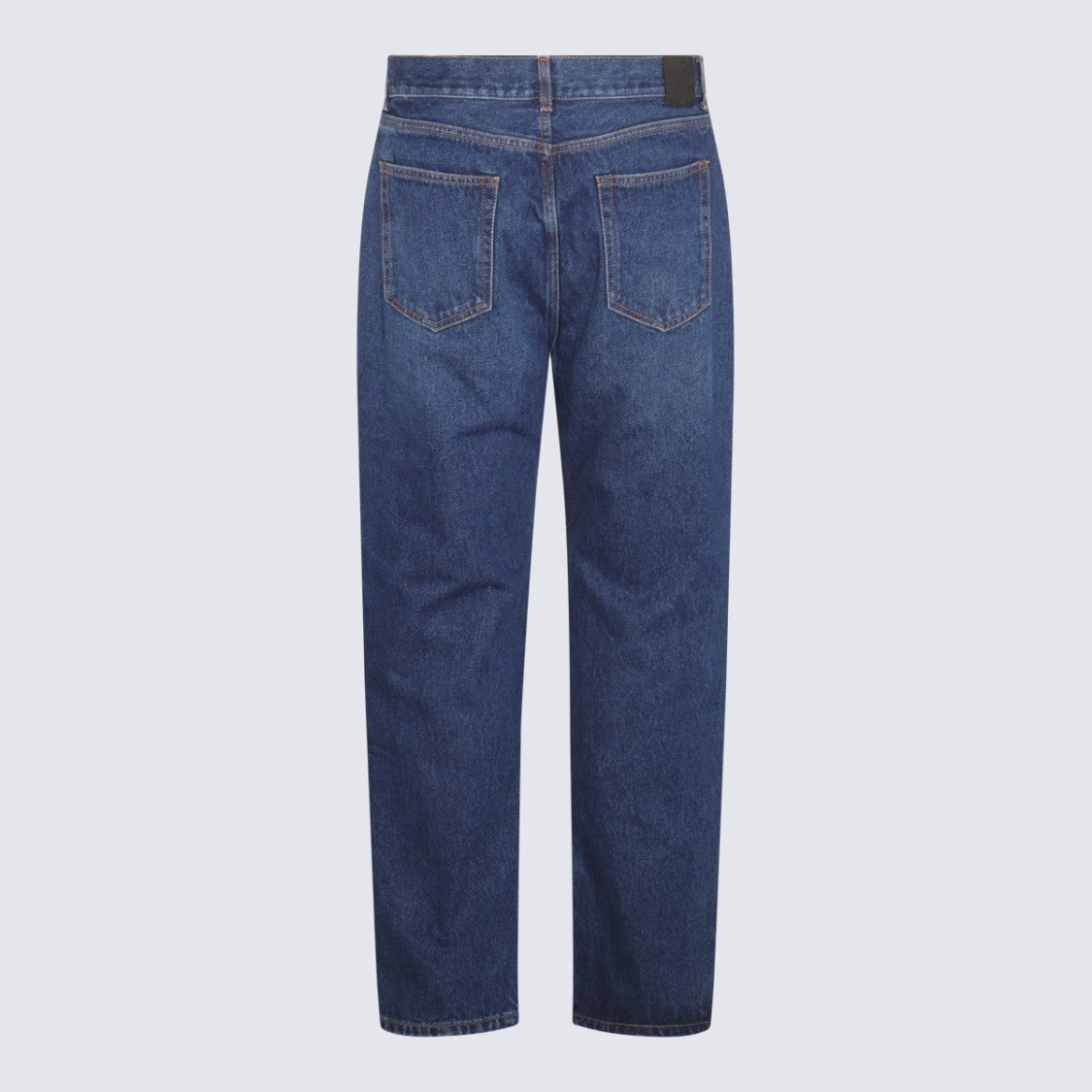 Off-White Straight-Leg Denim Jeans With Five-Pocket Design