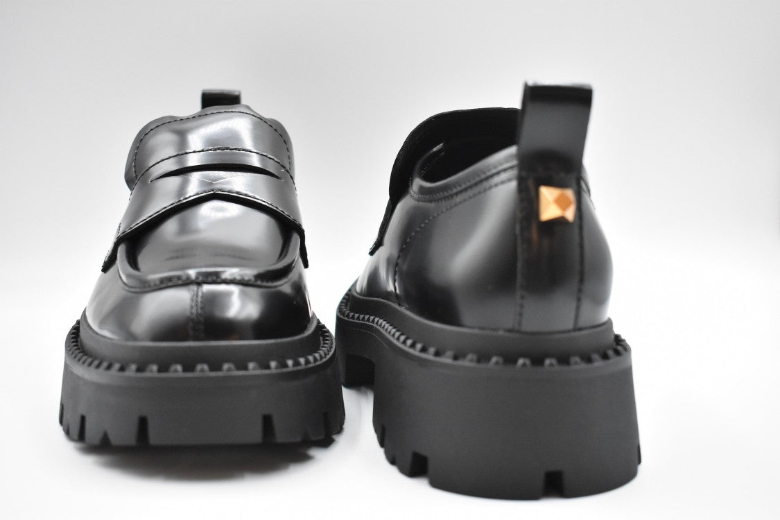 Ash Laced Flat Shoes With Design