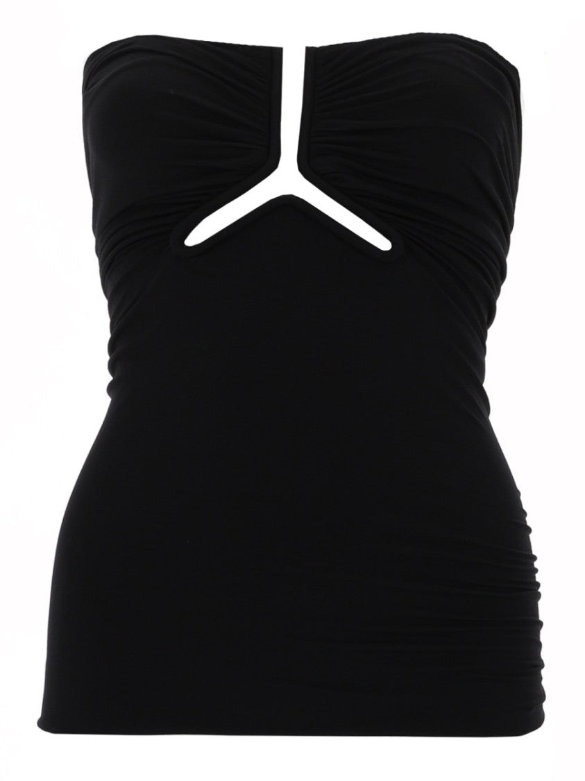 Rick Owens Alannah Prong Cutout Bustier Top