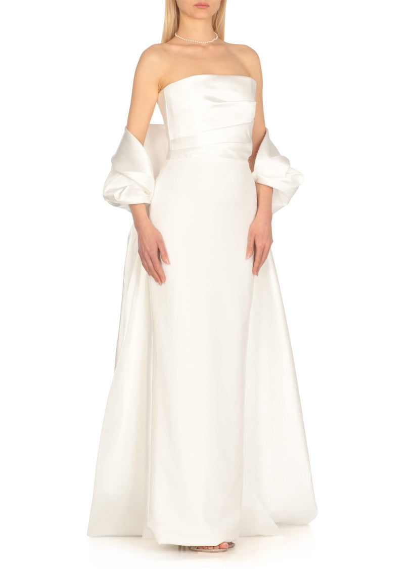 Solace London White Vera Maxi Dress