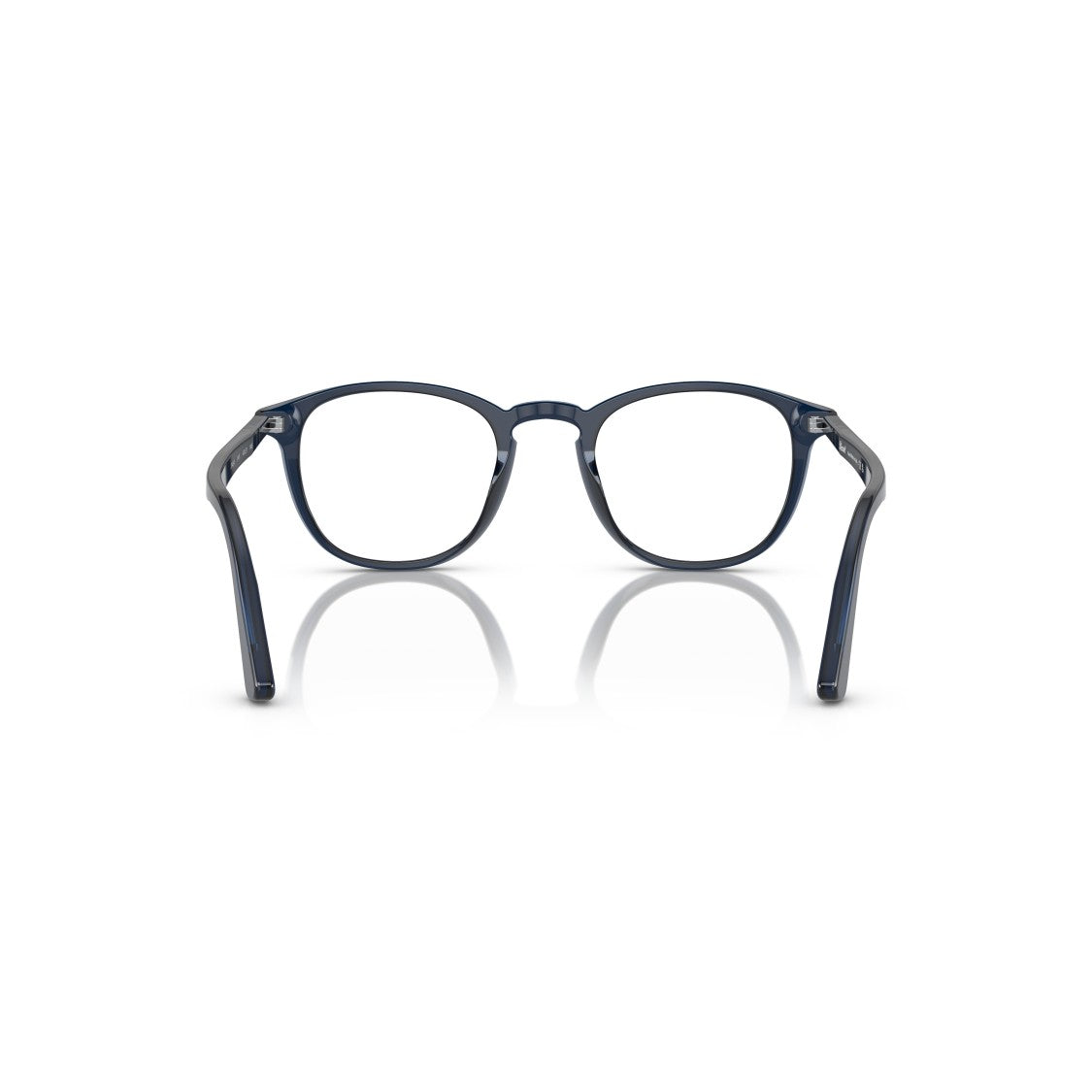 Persol 0Po3143v Round Acetate Sunglasses With Metallic Accents