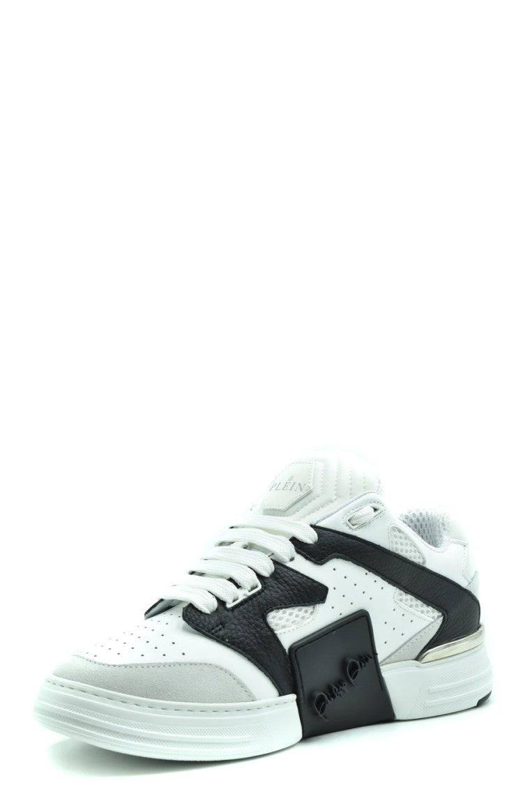 Philipp Plein Multicolor Leather Sneakers With Embossed Branding