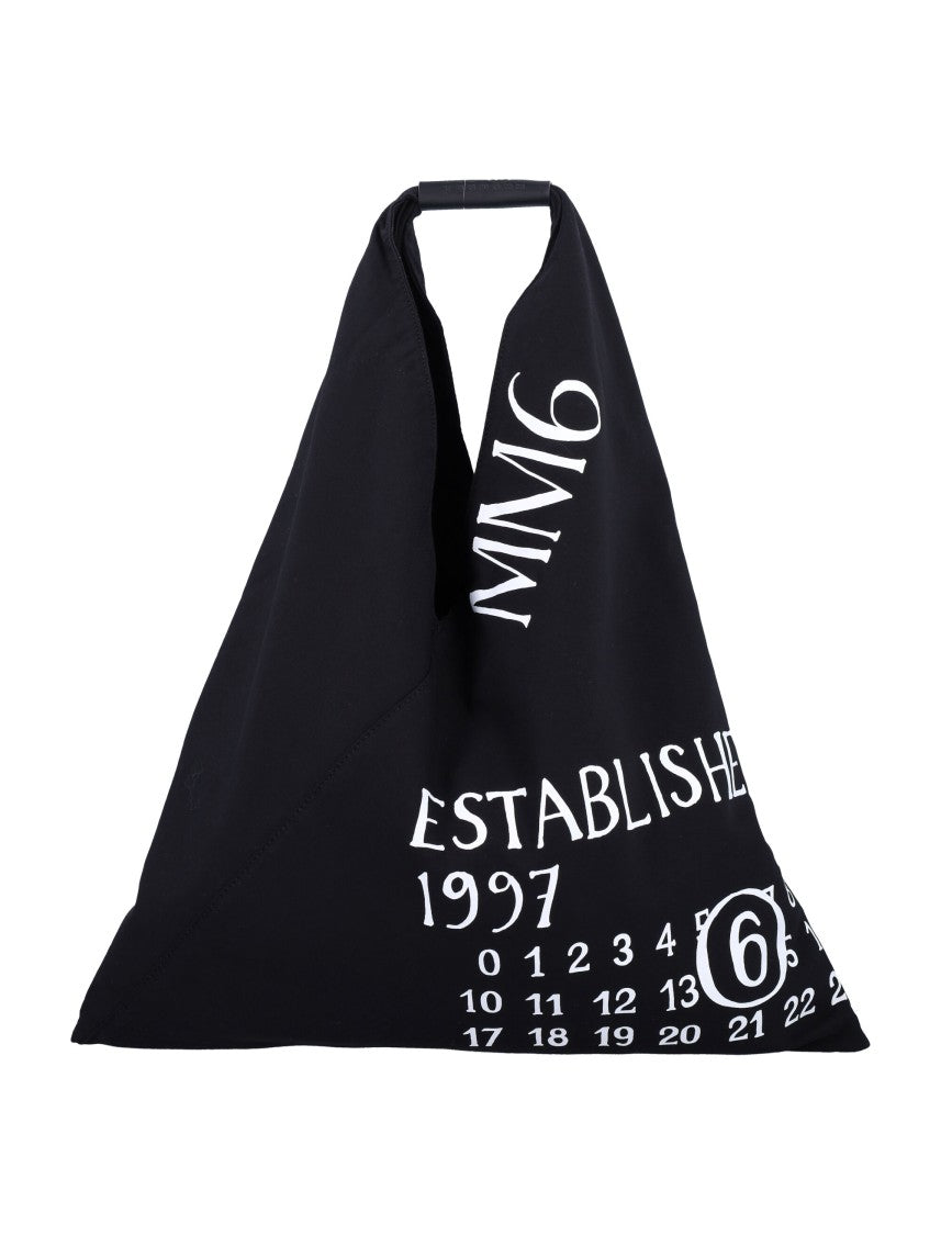Mm6 By Maison Margiela Triangular-Shaped Cotton Bag