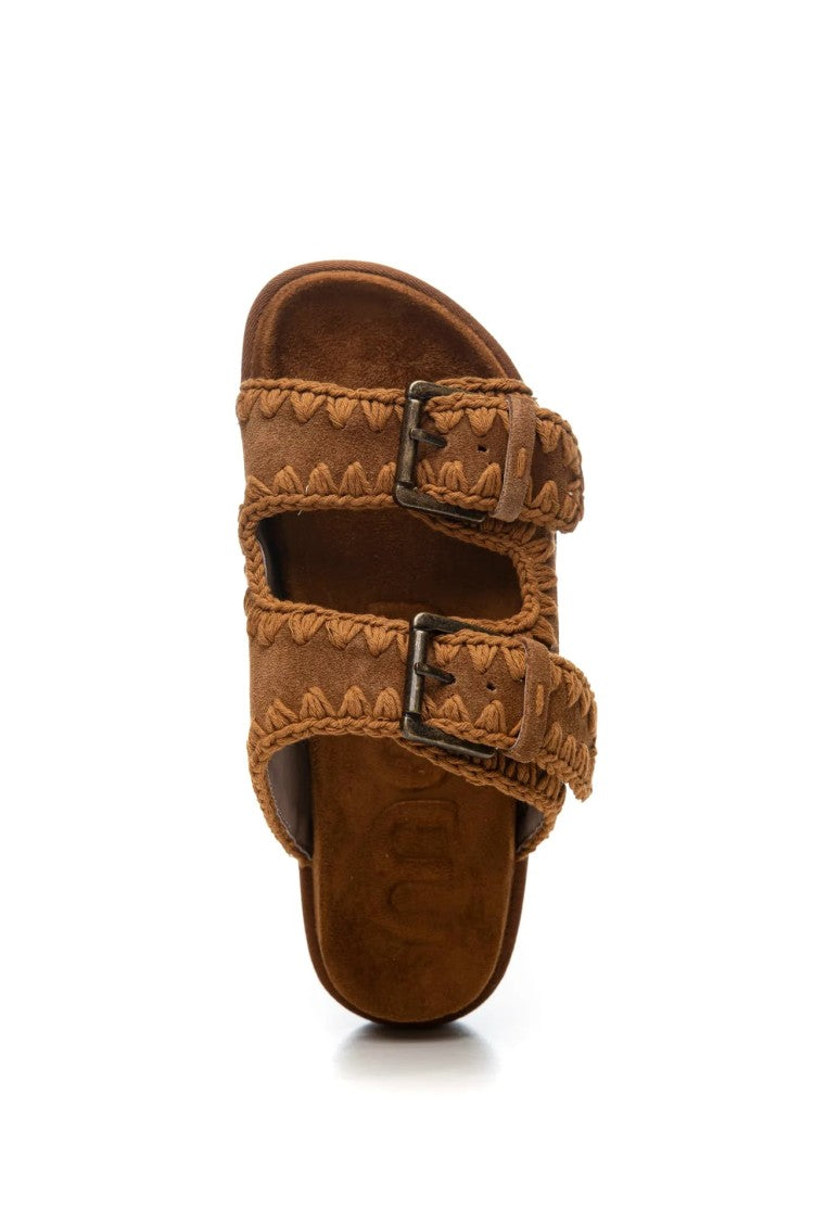 Mou Slip-On Sandals With Decorative Buckles