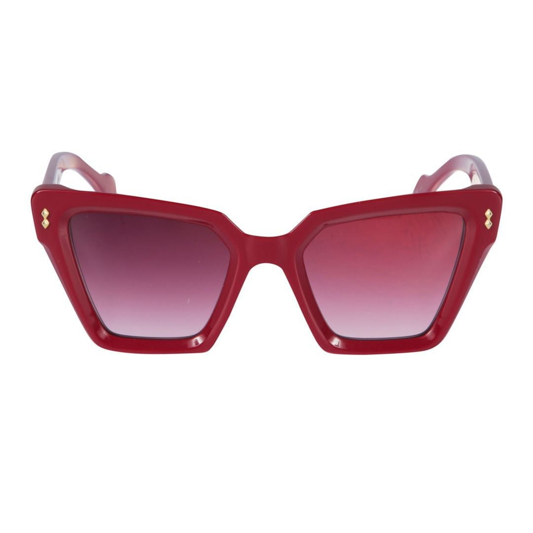 Kador Vanessa Glamour Oversized Geometric Frame Sunglasses With Gradient Tint