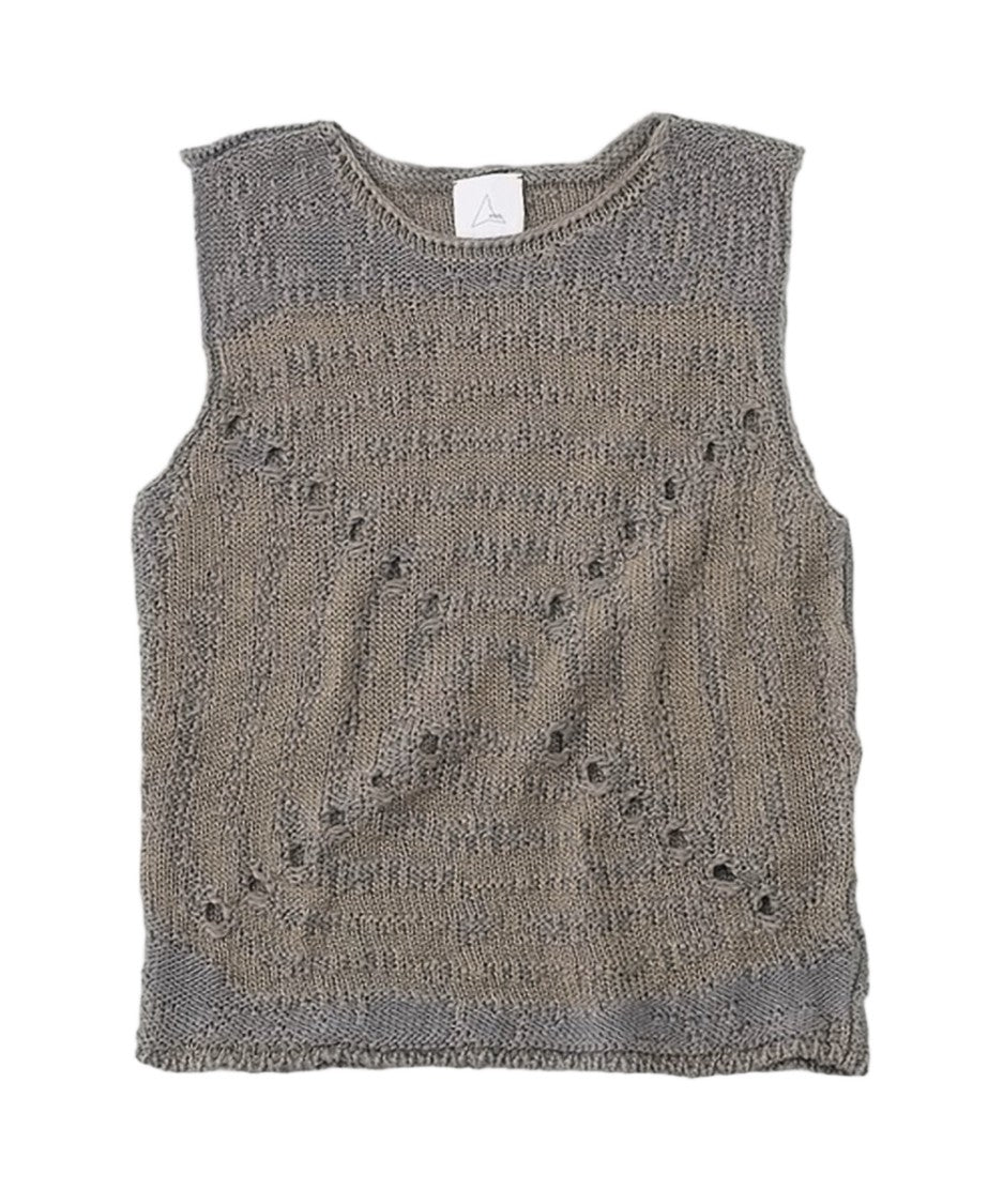 Roa Textured Open-Weave Knit Vest