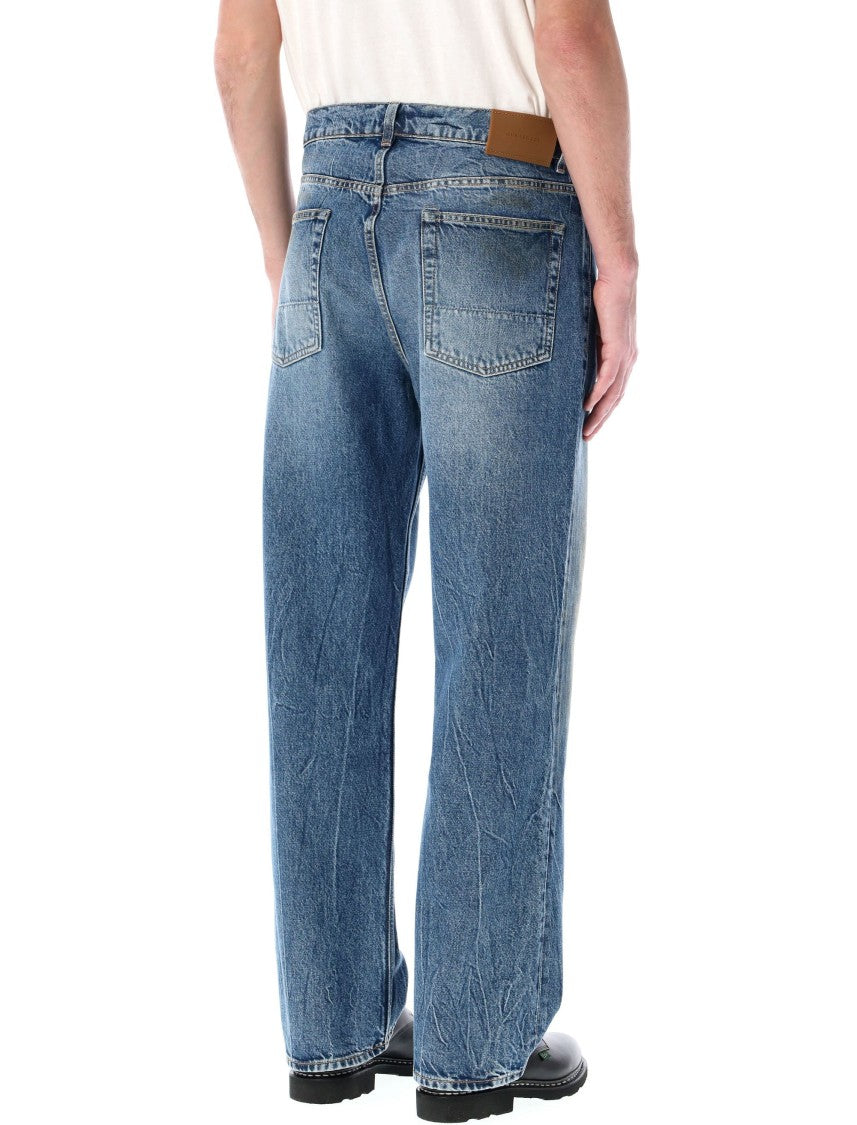 Our Legacy Relaxed-Fit Denim Jeans With Vintage Wash