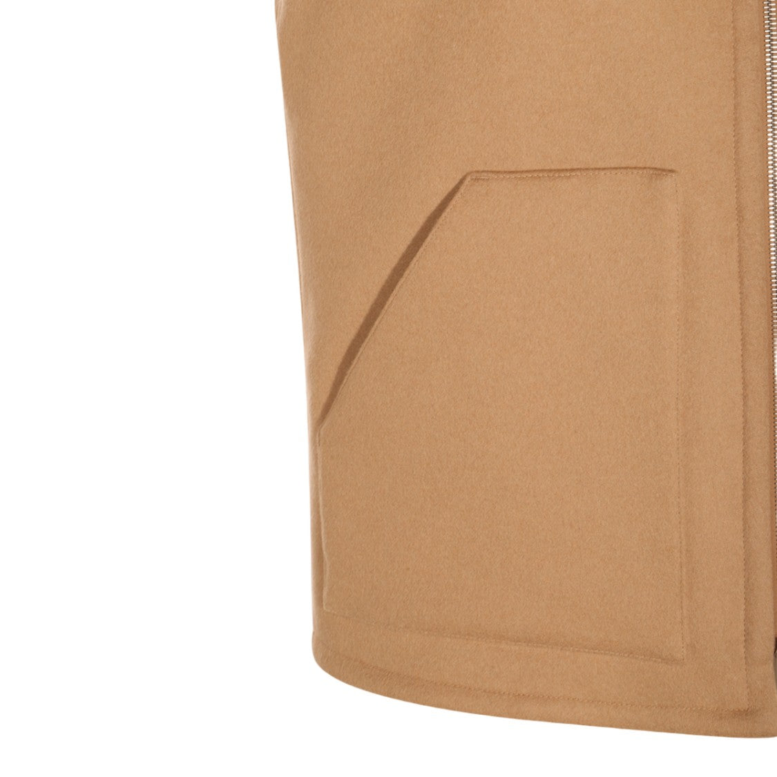 Lardini Sleeveless Camel Jacket