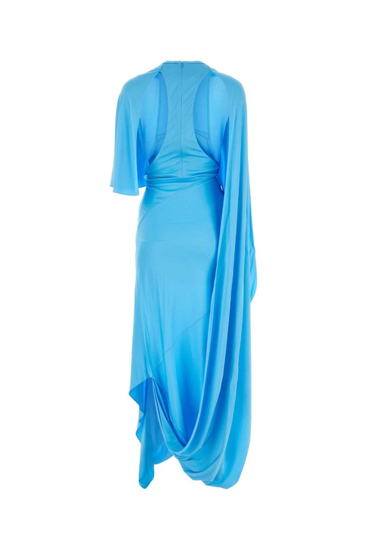 Stella Mccartney Light-Blue Long Dress