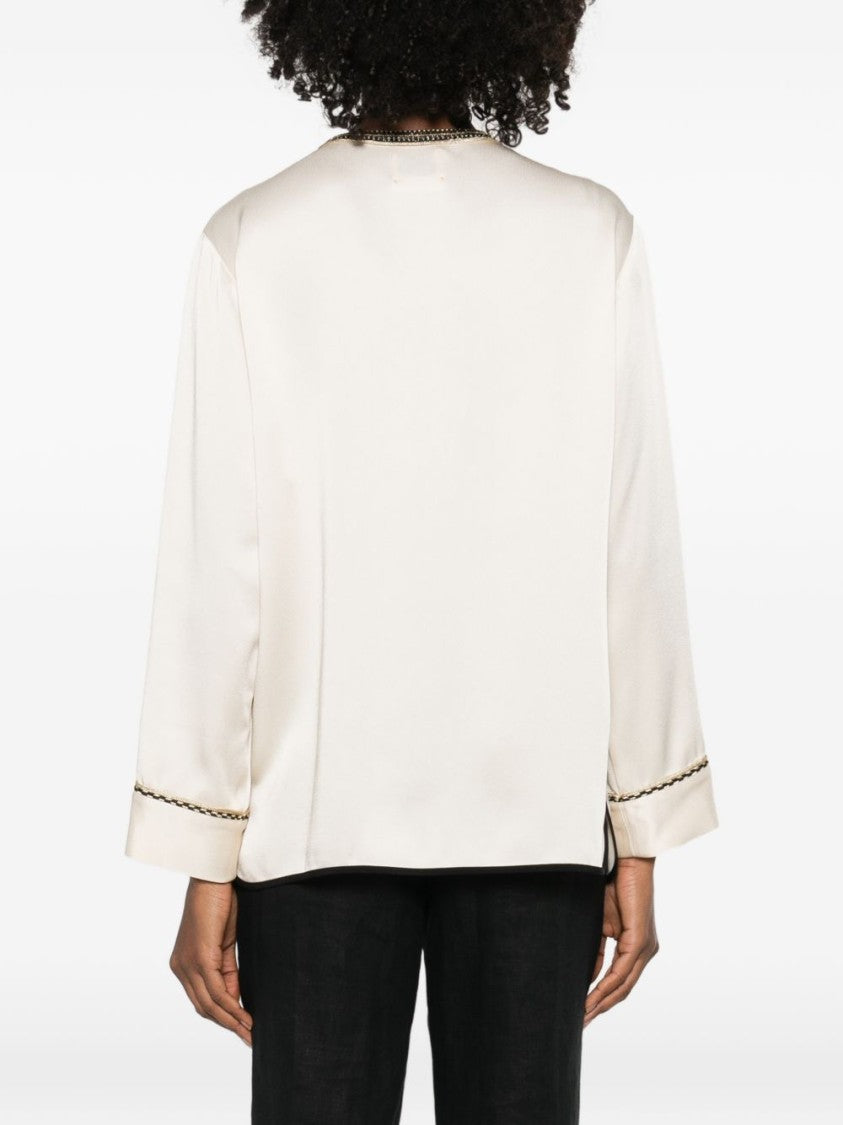 Forte Forte Open-Front Jacket With Decorative Edging