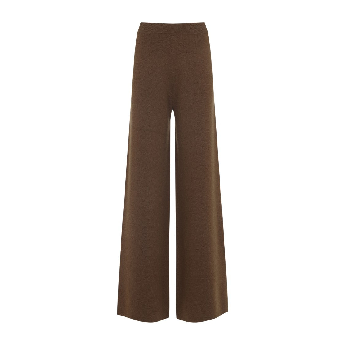 Max Mara Wide-Leg Trousers In Soft Wool-Cashmere Blend
