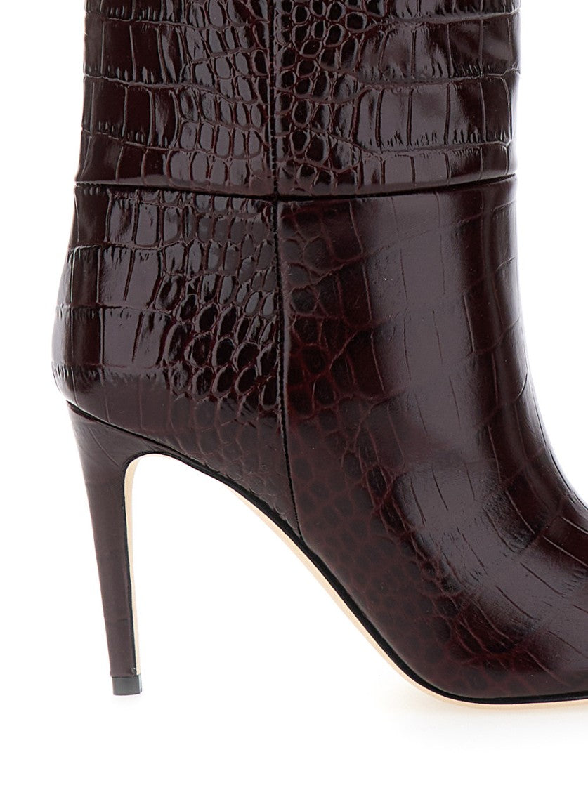 Paris Texas Dark Bordeaux High Boots