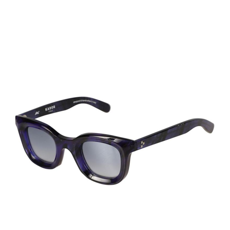 Kador Joy Marbled Deep Purple Square Frame Sunglasses