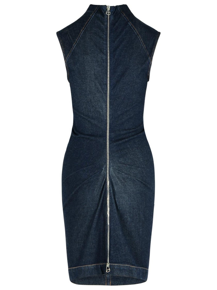 Sportmax Cerea' Dark Blue Cotton Dress