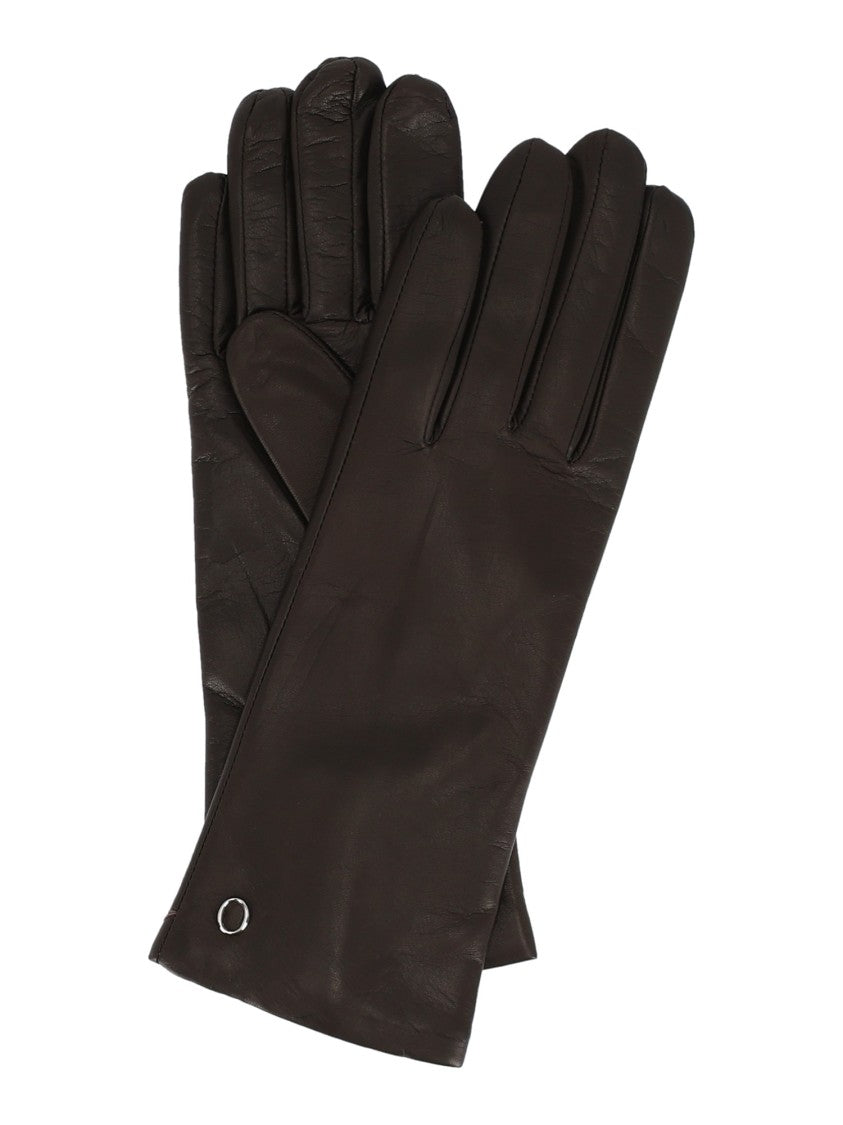 Claudio Orciani Nappa Flake Lambskin Leather Gloves