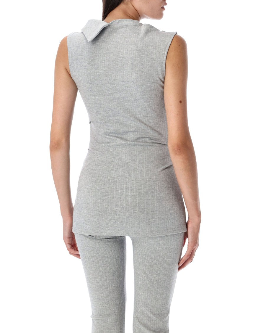 Ottolinger Pin Stripe Slevlees Top