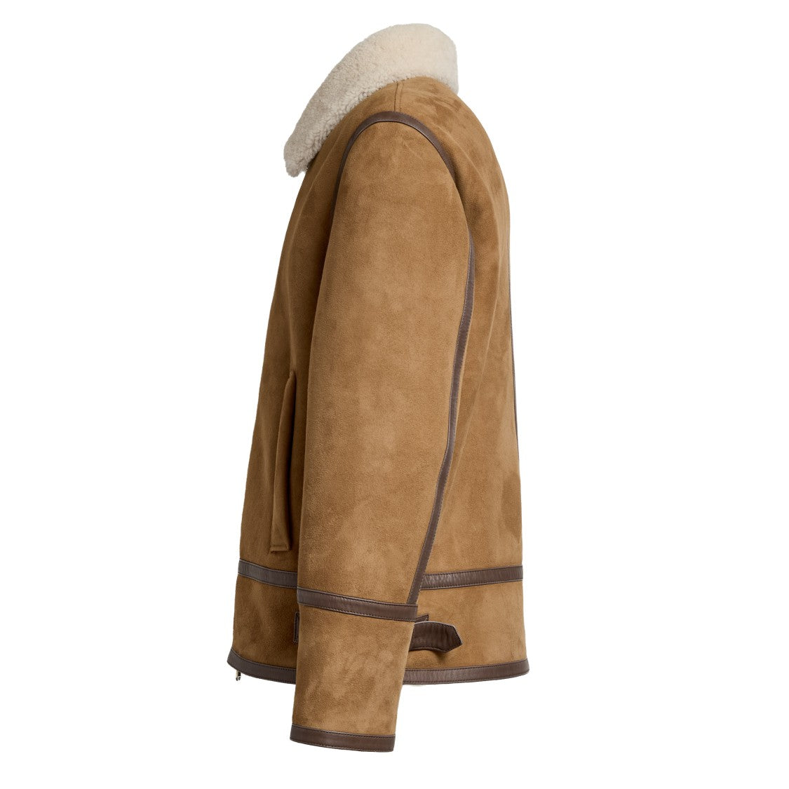Dondup Caramel Short Sheepskin Coat