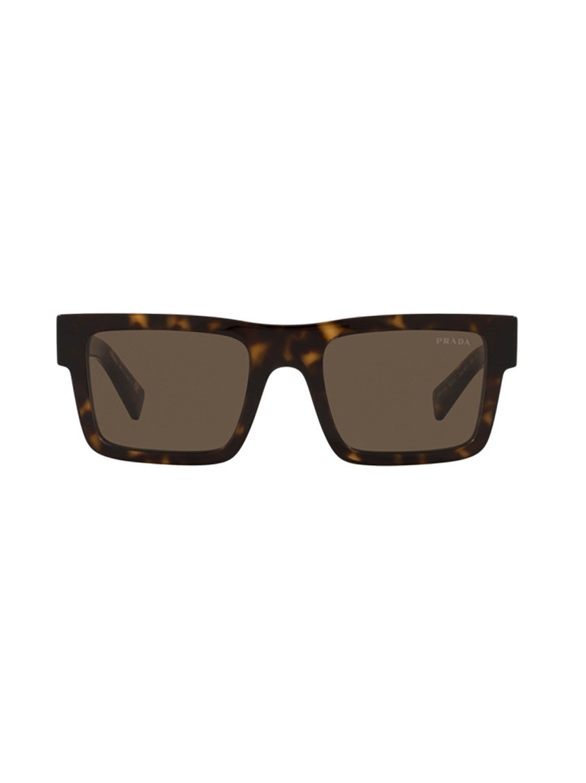 Prada 19Ws Sole Oversized Square Tortoiseshell Sunglasses