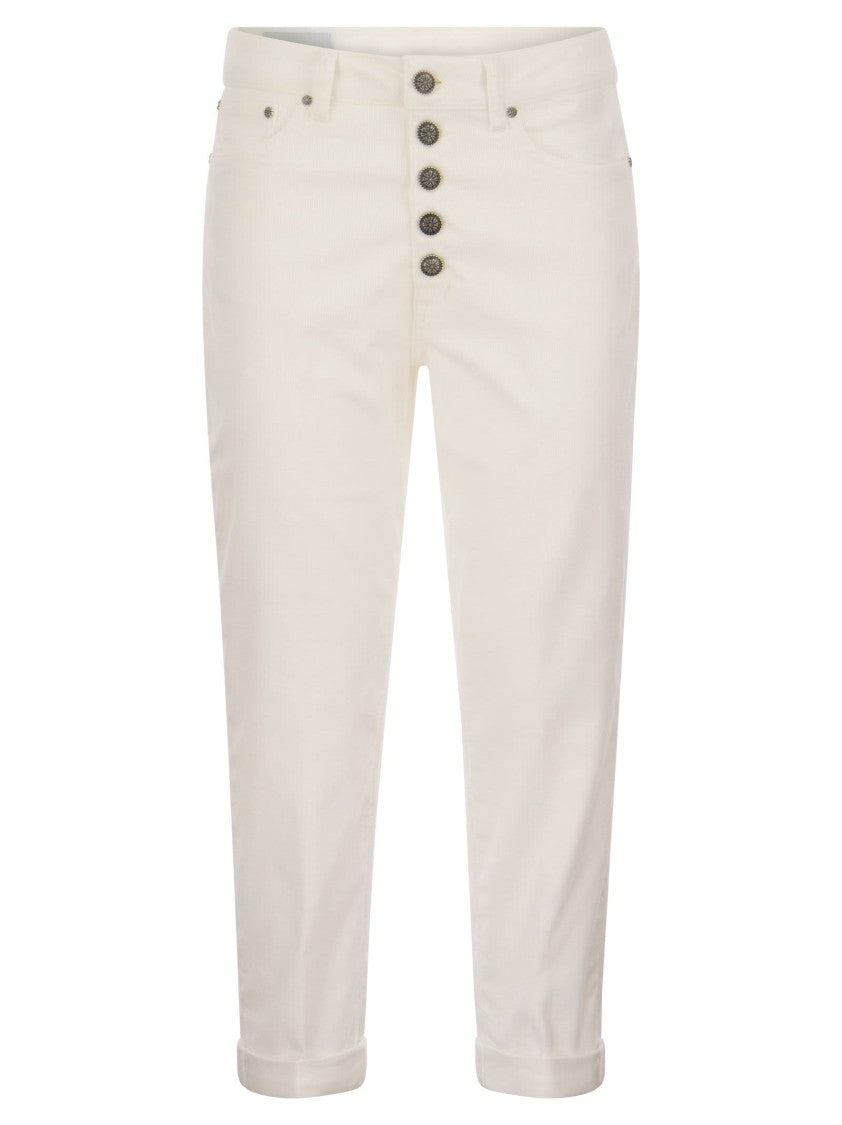 Dondup Koons - Multi-Striped Velvet Trousers