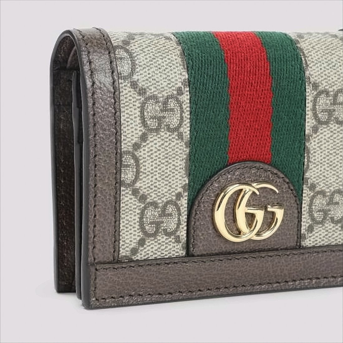 Gucci Ophidia Gg Monogram Card Case Wallet