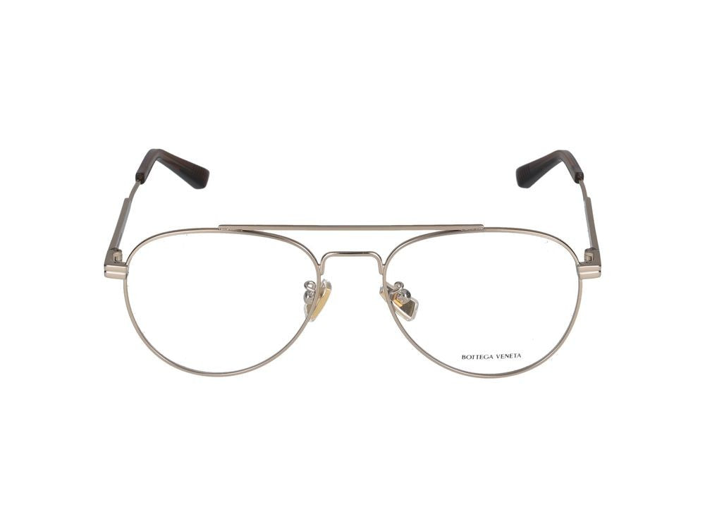 Bottega Veneta Eyeglasses Bv1340ok 003 Gold Gold Transparent 54/18/145
