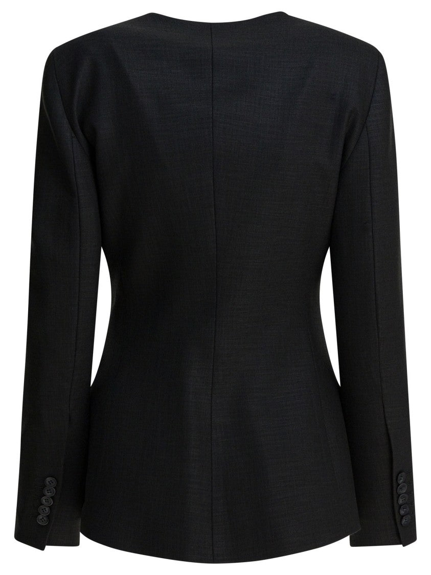 Ivy & Oak Tailored Fitted Viscose Blend Jacket