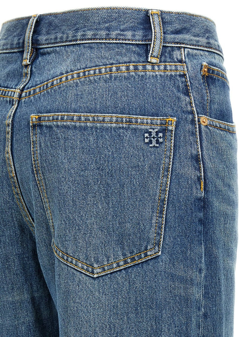Tory Burch High-Waisted Slim Jeans