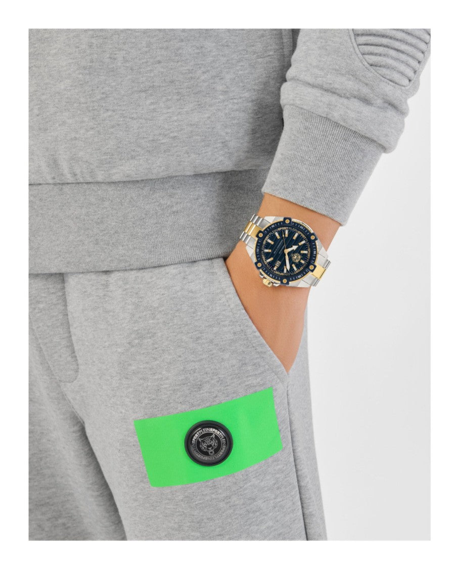 Plein Sport Urban Pulse Bracelet Watch With Blue Enamel Dial