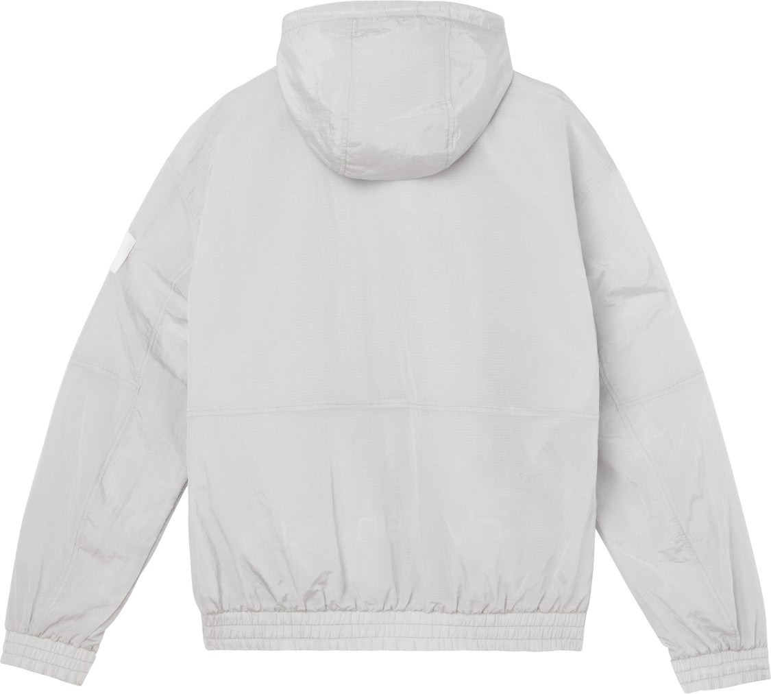 Calvin Klein Light Grey Minimalist Jacket Hood Zipper