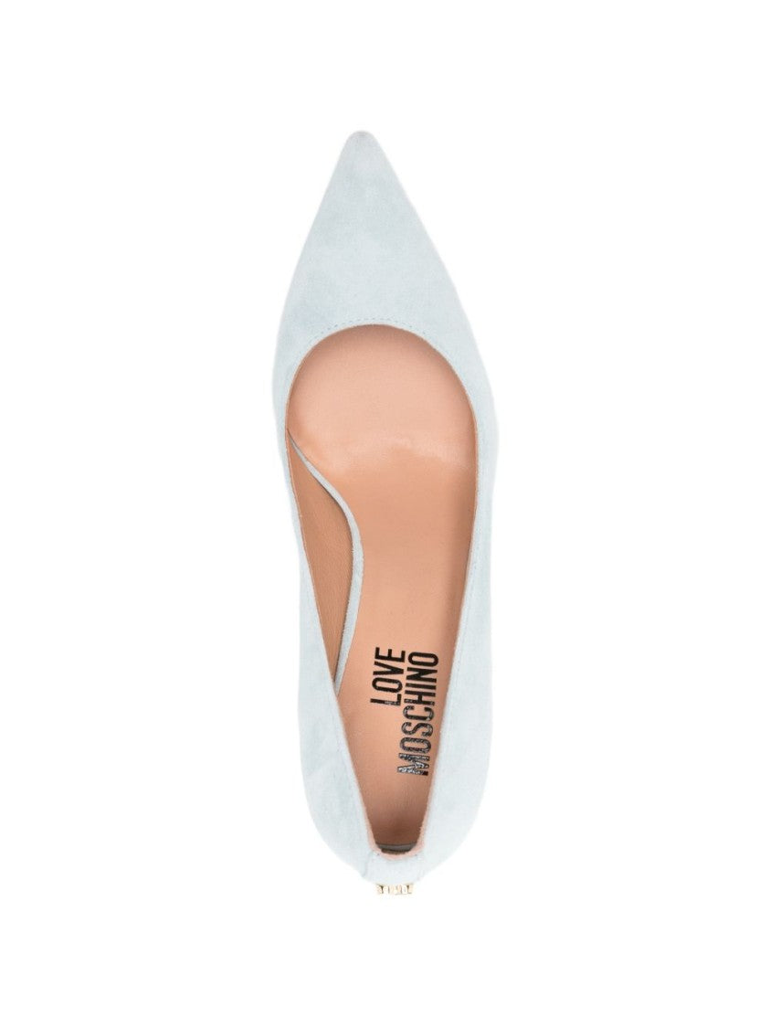 Love Moschino Light Blue Mid-Heel Shoes