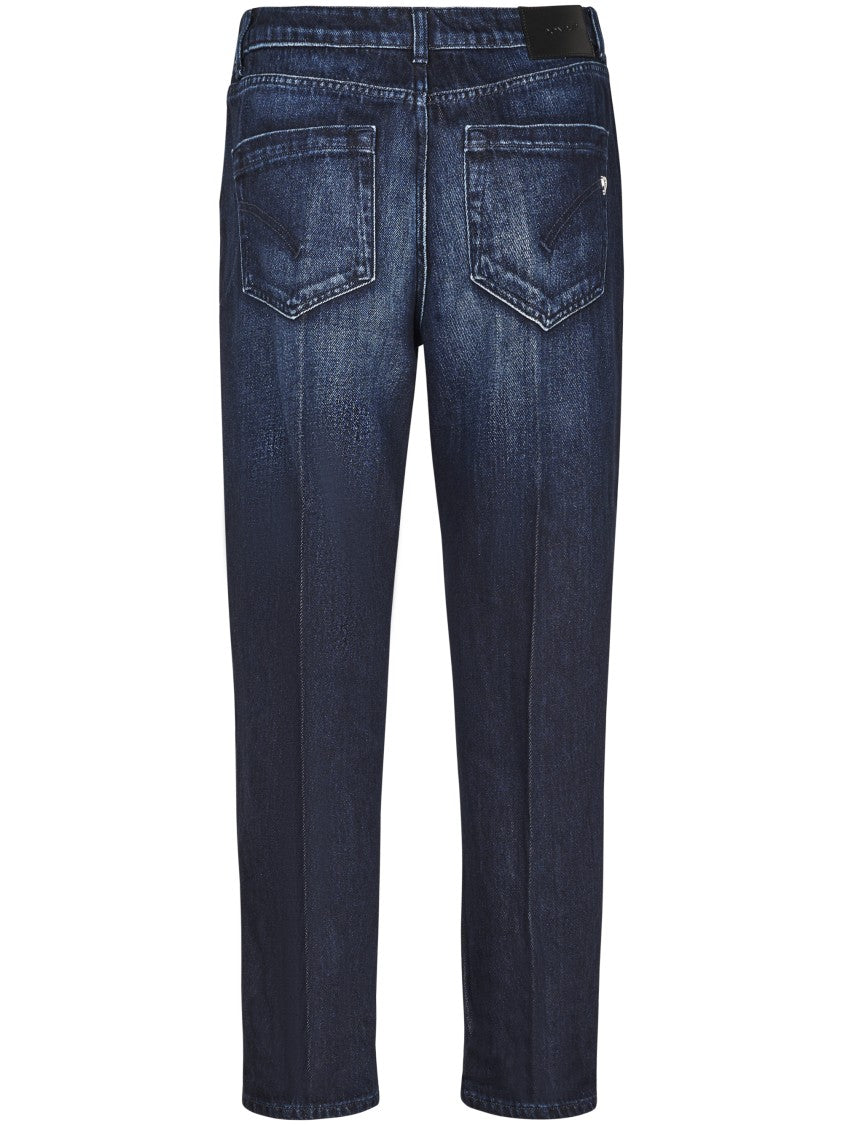 Dondup Loose-Fit Denim Trousers With Classic Five-Pocket Design