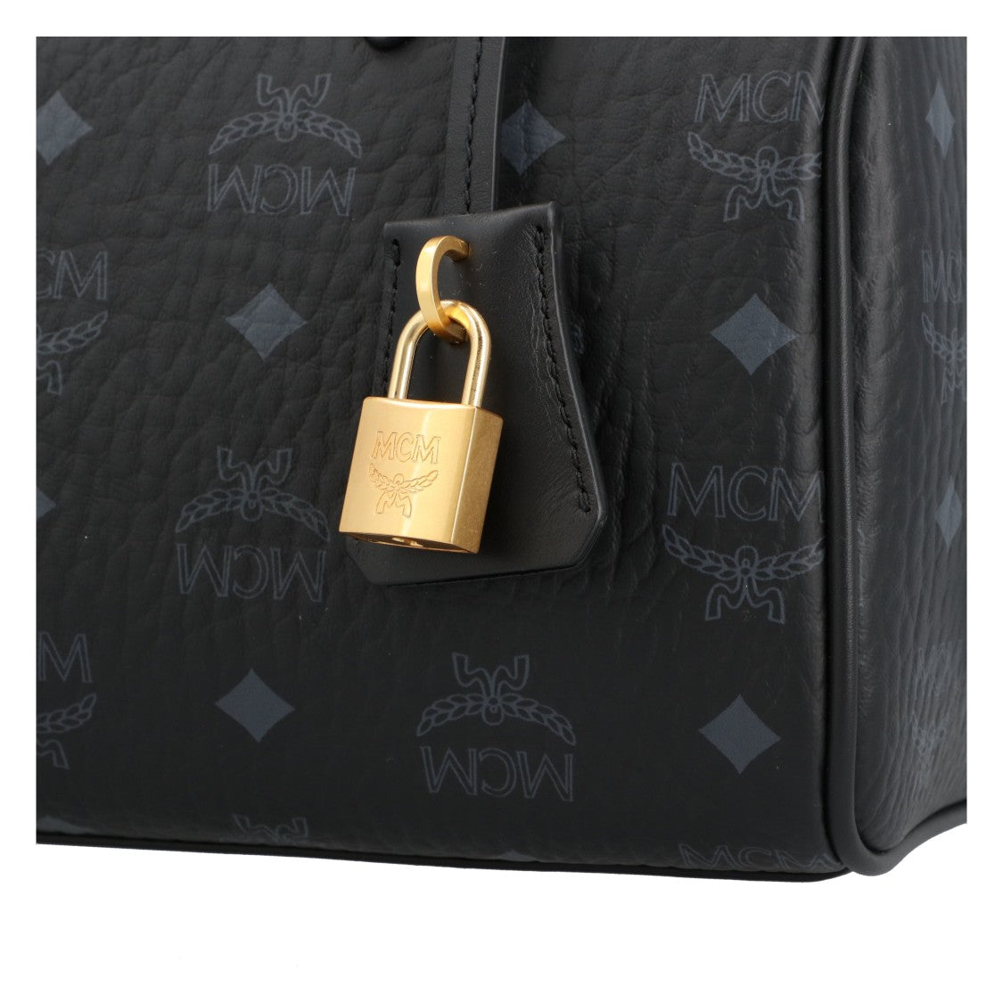 Mcm Ella Boston Bag In Visetos