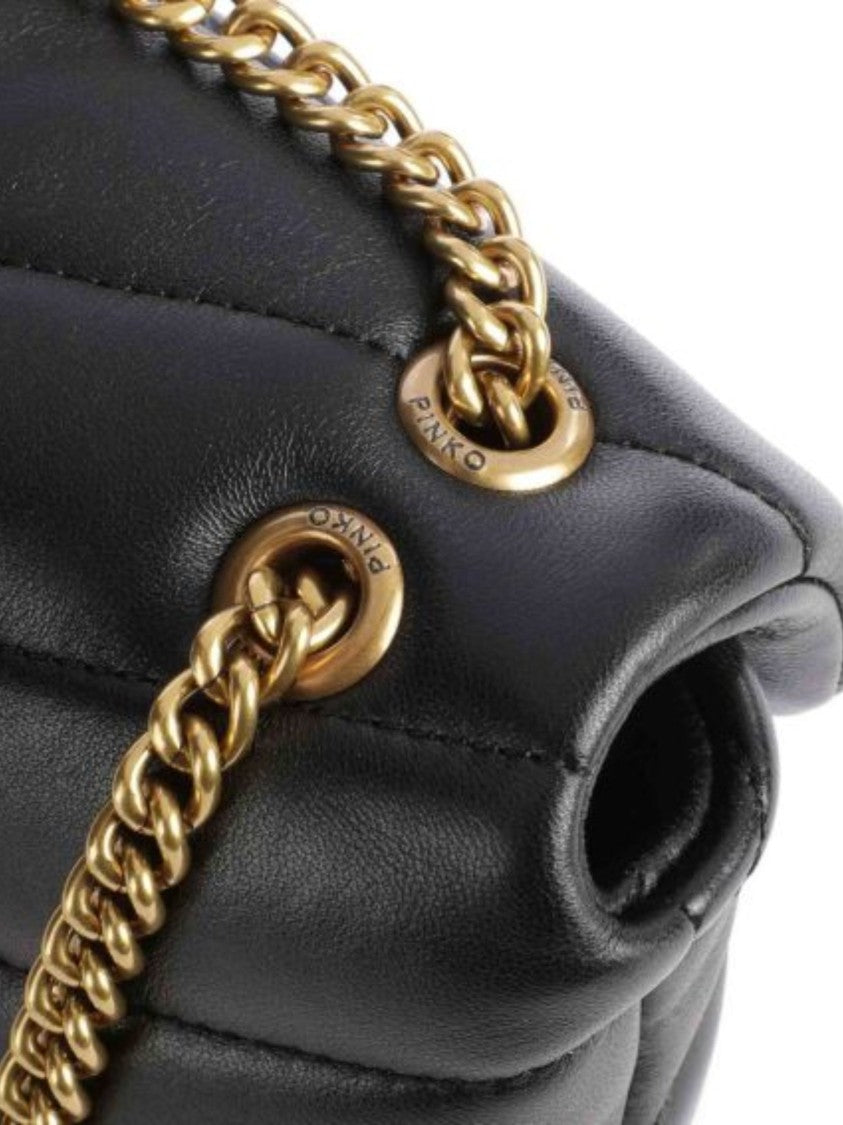Pinko Love Puff Compact Quilted Shoulder Bag