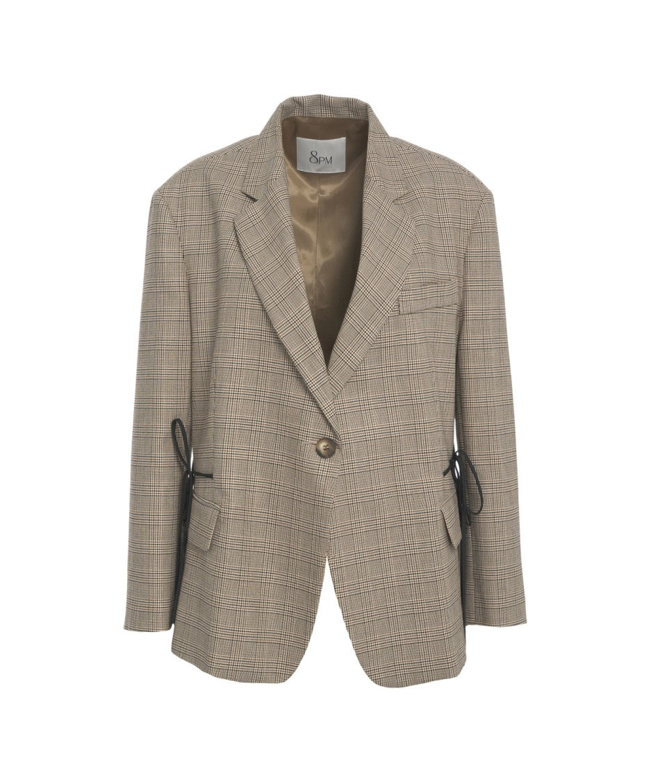 8Pm Glencheck 'Rosea' Blazer