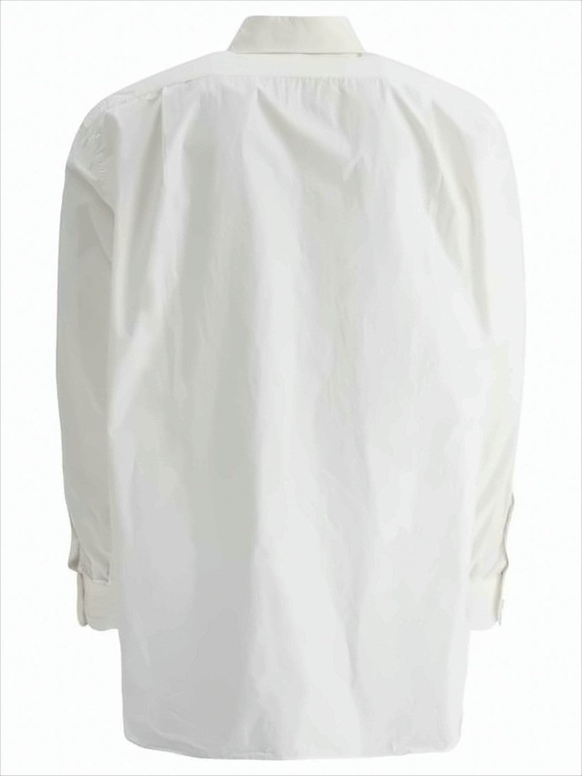 Kaptain Sunshine Classic White Long-Sleeve Shirt With Button-Down Collar