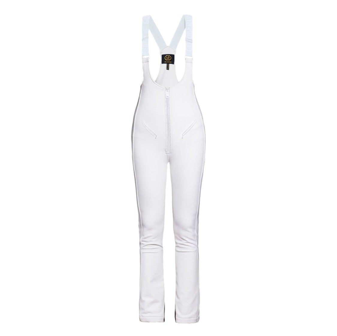Goldbergh Fitted White Adjustable Strap Jumpsuits