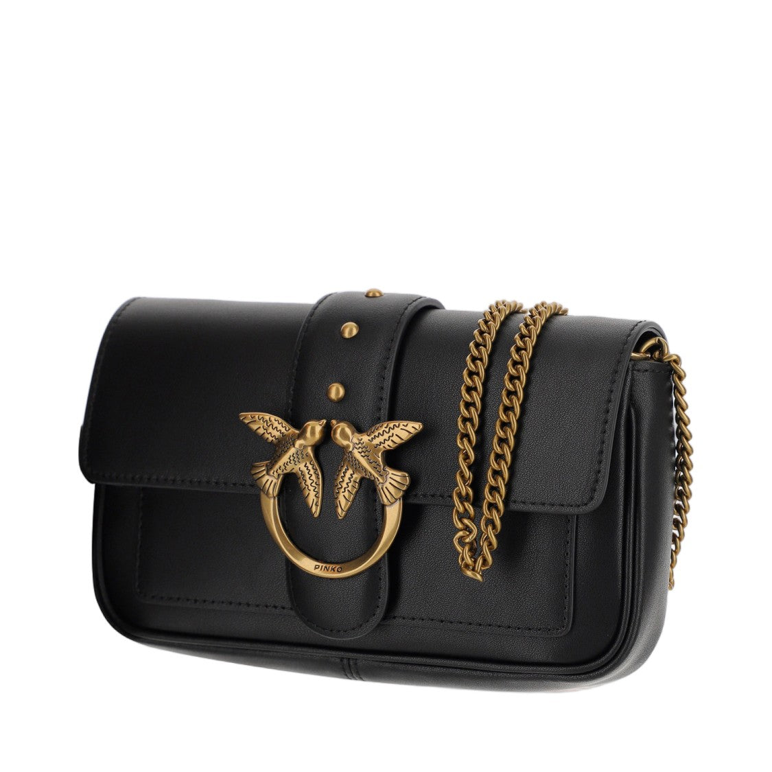 Pinko Love One Pocket Bag With Diamond Cut Detail