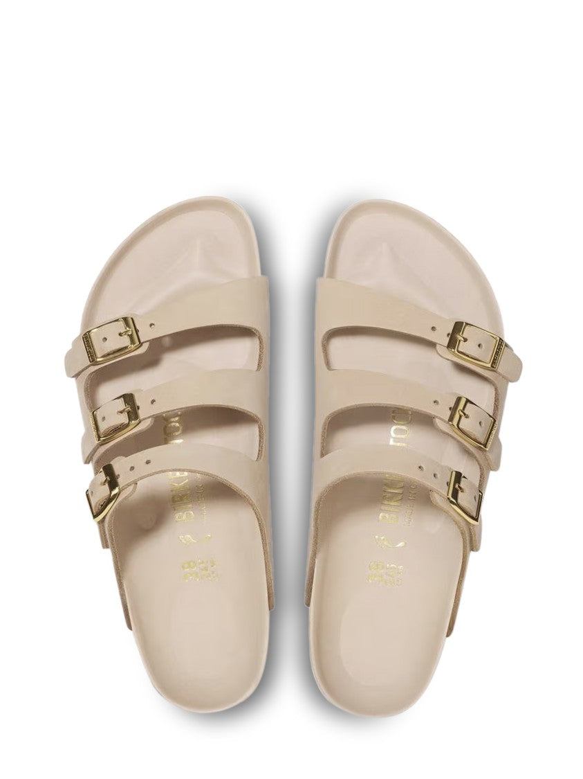 Birkenstock Adjustable Nubuck Leather Sandals With Contoured Footbed