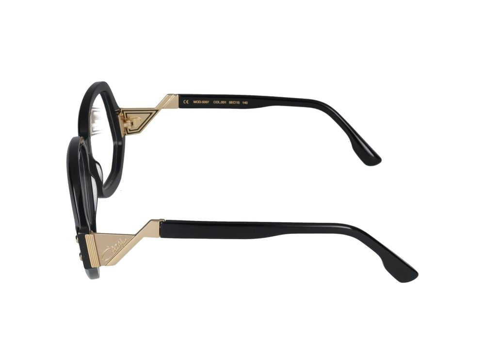 Cazal Black Bold Rectangular Eyeglasses