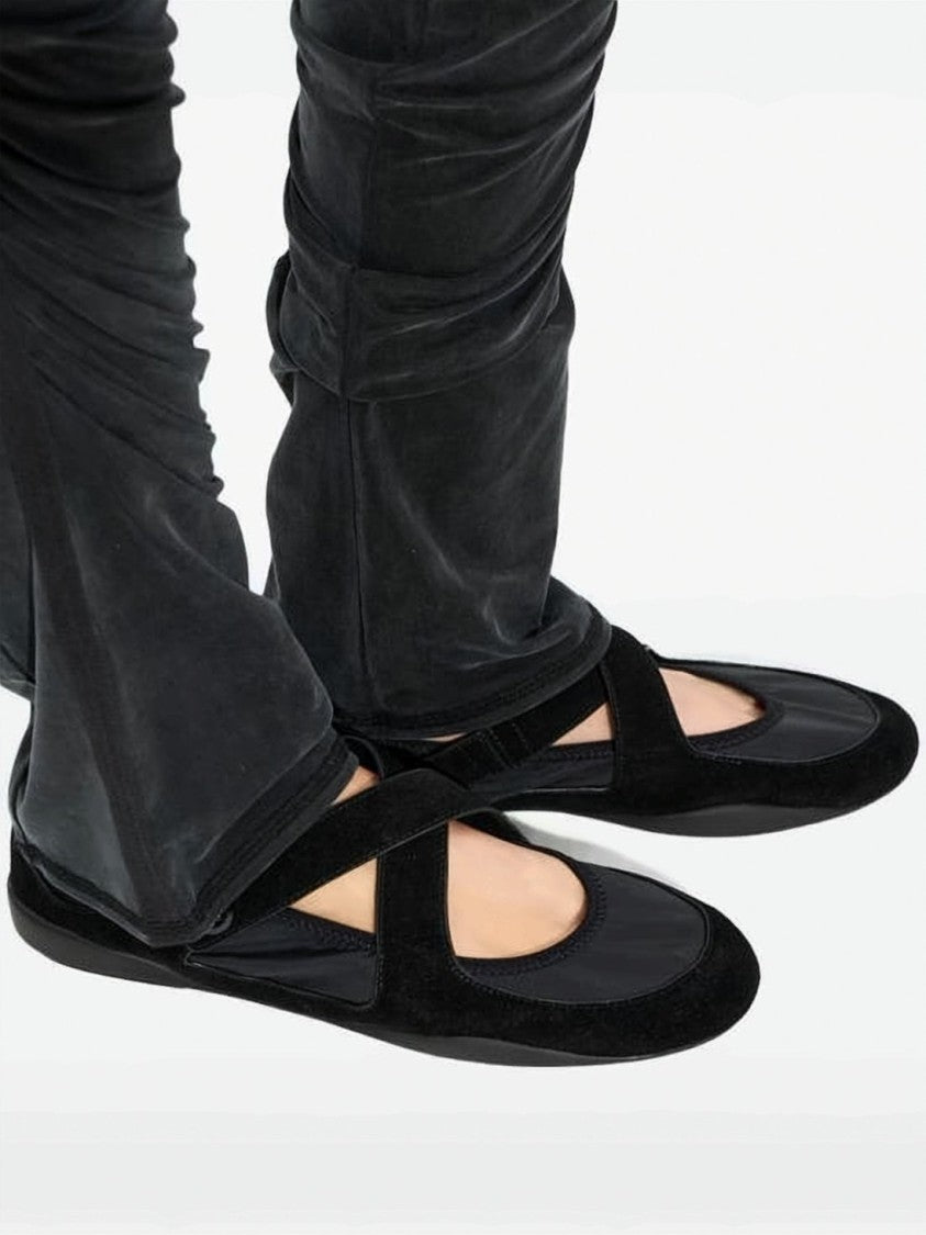 Tory Burch Suede Nylon Flexible Loafer