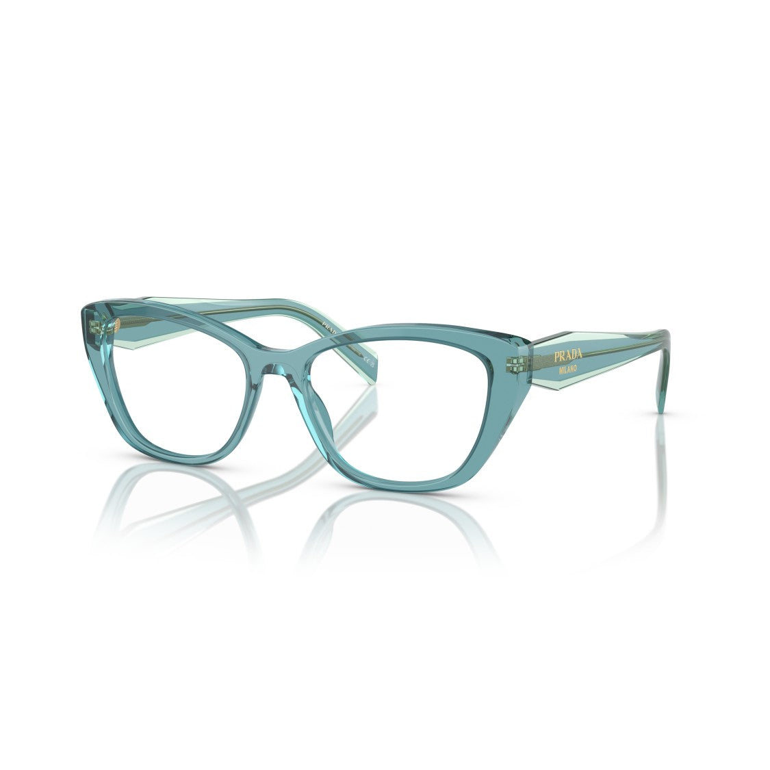 Prada 0Pr 19Wv Translucent Cat-Eye Sunglasses