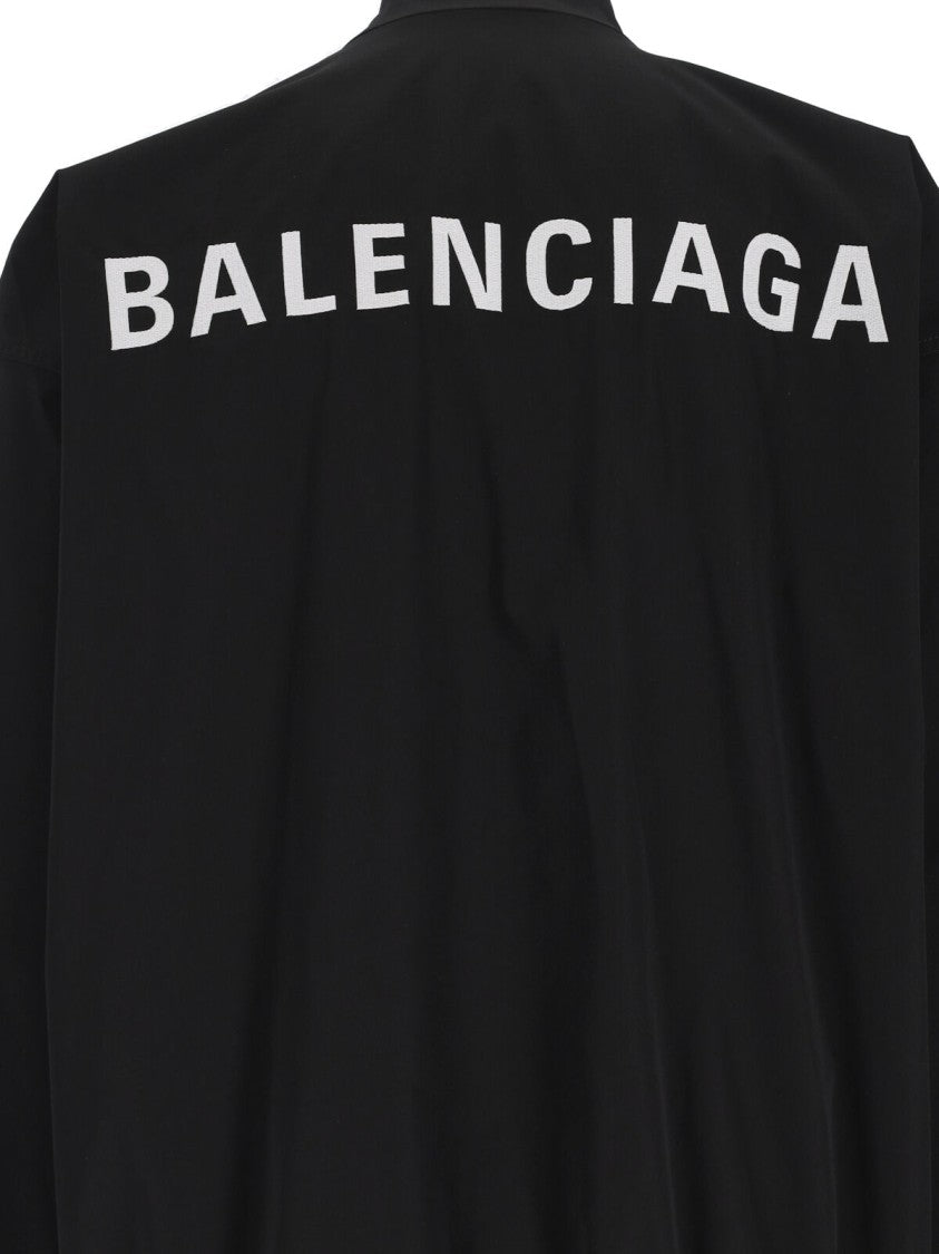 Balenciaga Logo Sports Jacket – Black